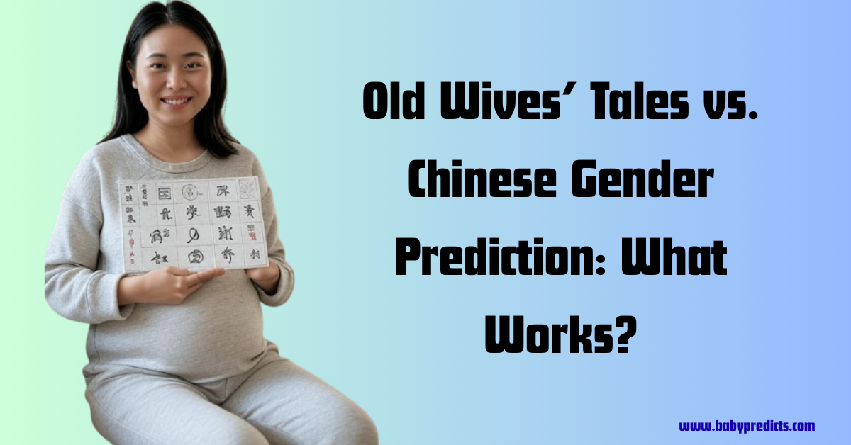 Old Wives’ Tales vs. Chinese Gender Prediction: What Works?
