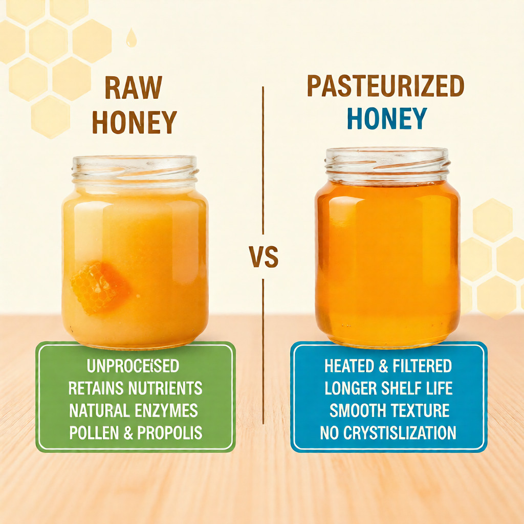 Raw vs. pasteurized honey What’s the difference